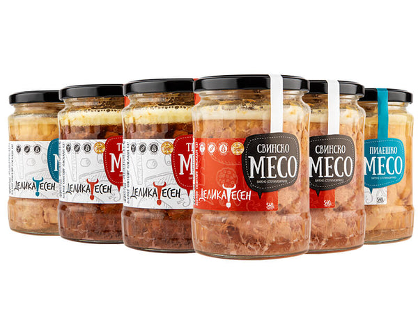 Микс телешко, свинско и пилешко, 540g