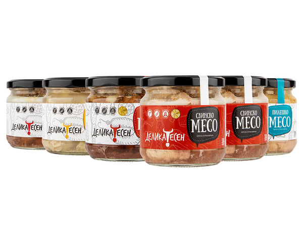 Микс буркани с месо, 330g