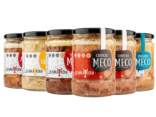 Микс буркани с месо, 540g