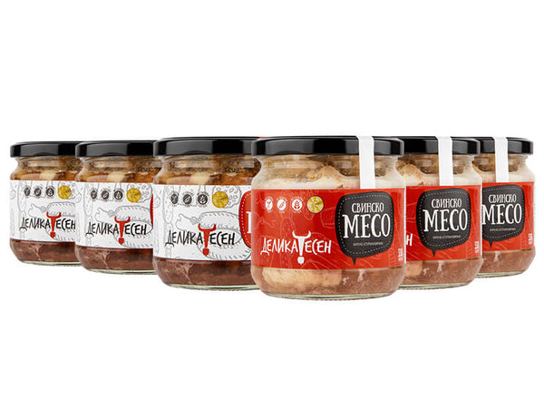 Микс телешко и свинско, 330g