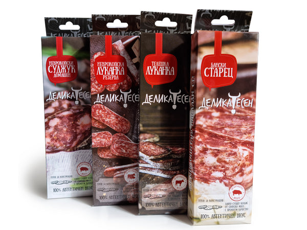 Промо сет Deluxe Деликатесен, 4 колбаса