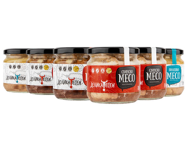Микс телешко, свинско и пилешко, 330g